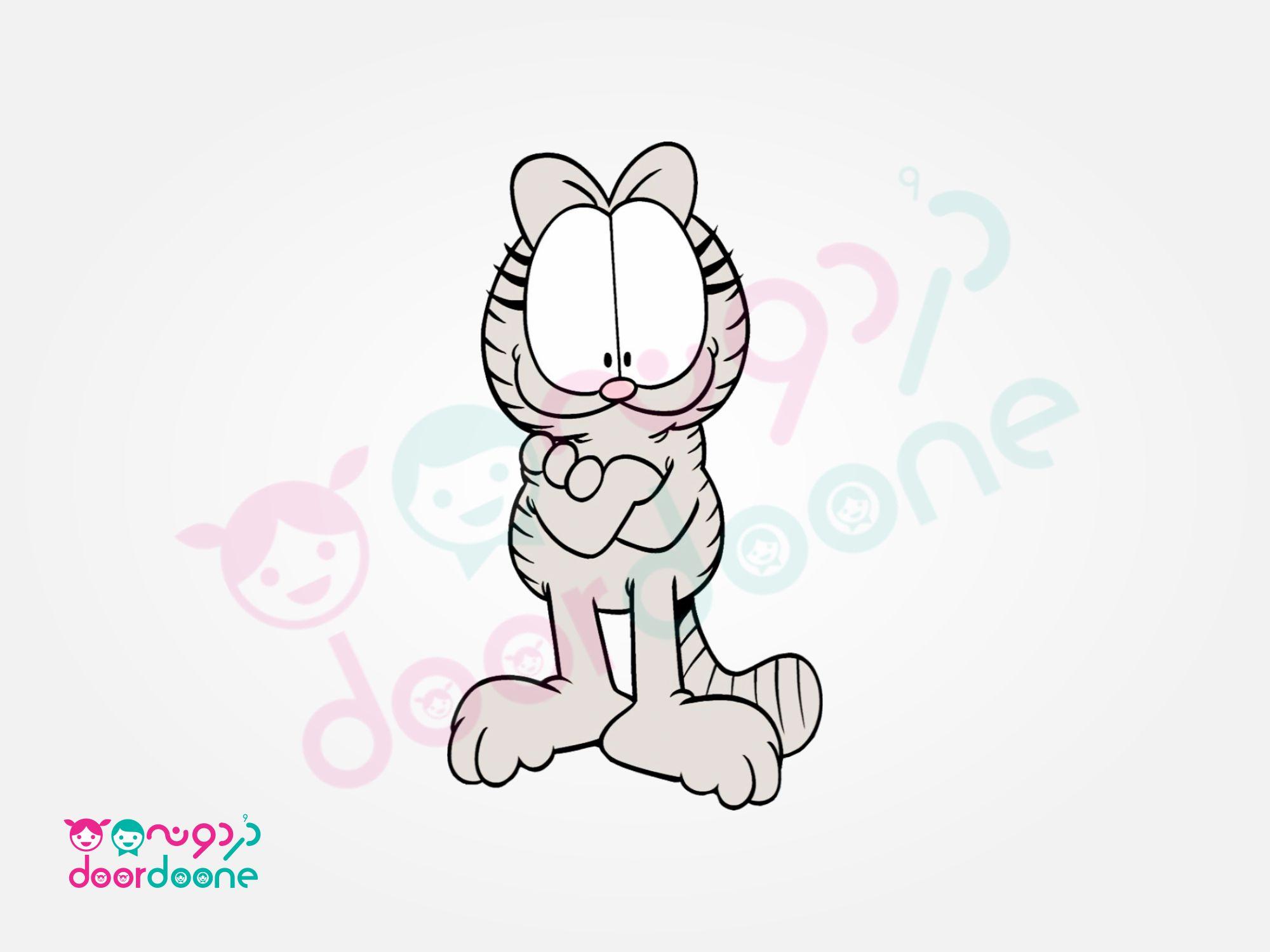 استند گارفیلد (Garfield) ارتفاع 70 سانتیمتر
