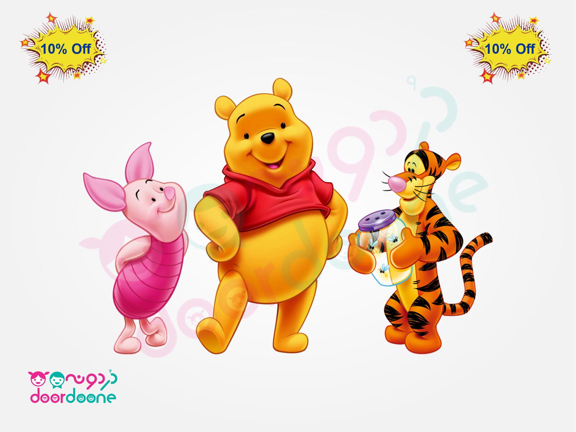 تاپر کیک تم وينی پو (Winnie the Pooh)
